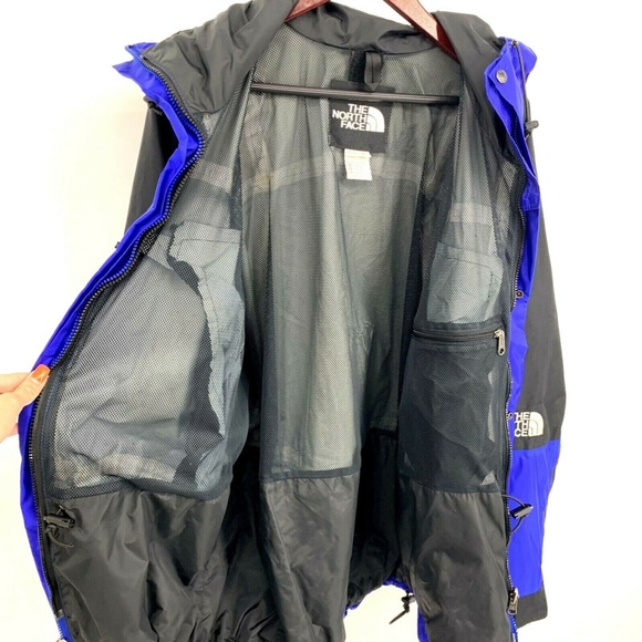 Vintage 1990s North Face Blue Gore-Tex Jacket TNF